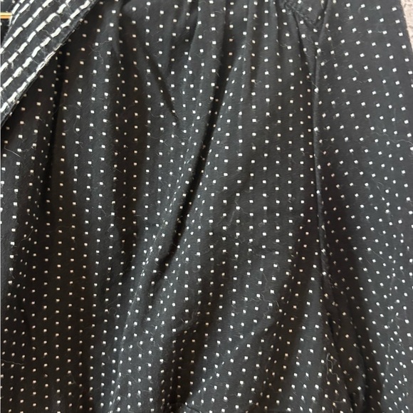 Lane Bryant Black and White Dotted Blouse - Picture 5 of 6